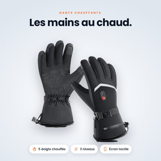 Gants chauffants VALNOR noirs
