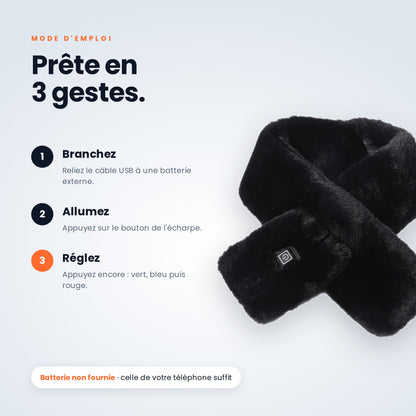 Mode d'emploi en 3 gestes : brancher, allumer, régler